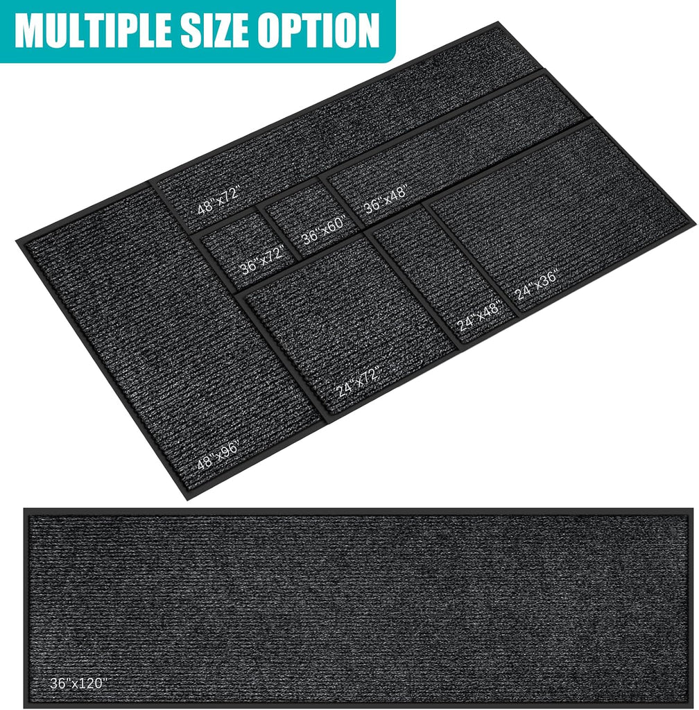 2'x3' Front Door Mat Heavy Duty Indoor Outdoor Door Mat Non-Slip | Doormat Stain and Fade Resistant Commercial Floor