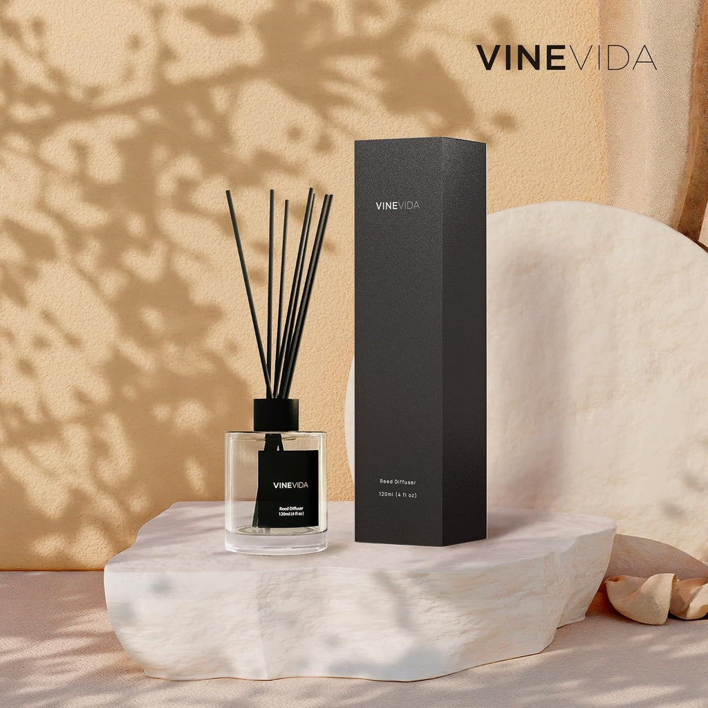 Reed Diffuser | Long-Lasting Scent Sticks Set | Oil Stick Diffuser | Bathroom Scent - Room Fragrance No.