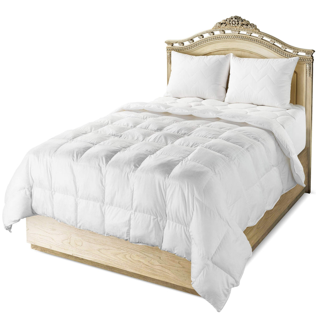 Luxurious Hotel Quality Full Size Warm Comforter - Soft, Comfortable, and Breatheable - 100% Cotton Outer Layer