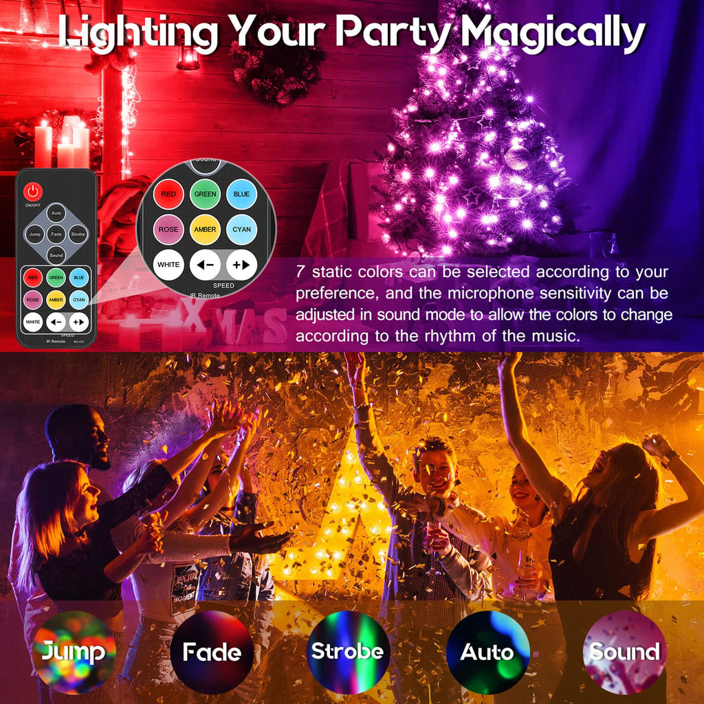 DJ Lights with Stand, Stage Lights with Stand Sound Activated LED Par Light Set, for Mobile Booth Gig Bar Wedding