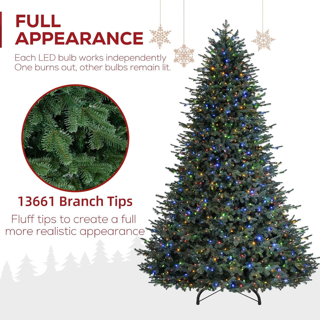 Prelit Premium Christmas Tree with 2,150 Multicolor LEDs