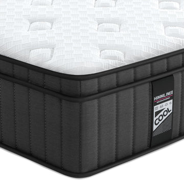 12 Inch Cal King Mattress, Gel Memory Foam Pocket Spring, Medium | Hybrid Bed Mattress in a Box, Cooler Sleep &