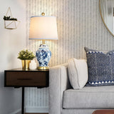 Chinoiserie Table Lamp 23'' Ceramic Table Lamp