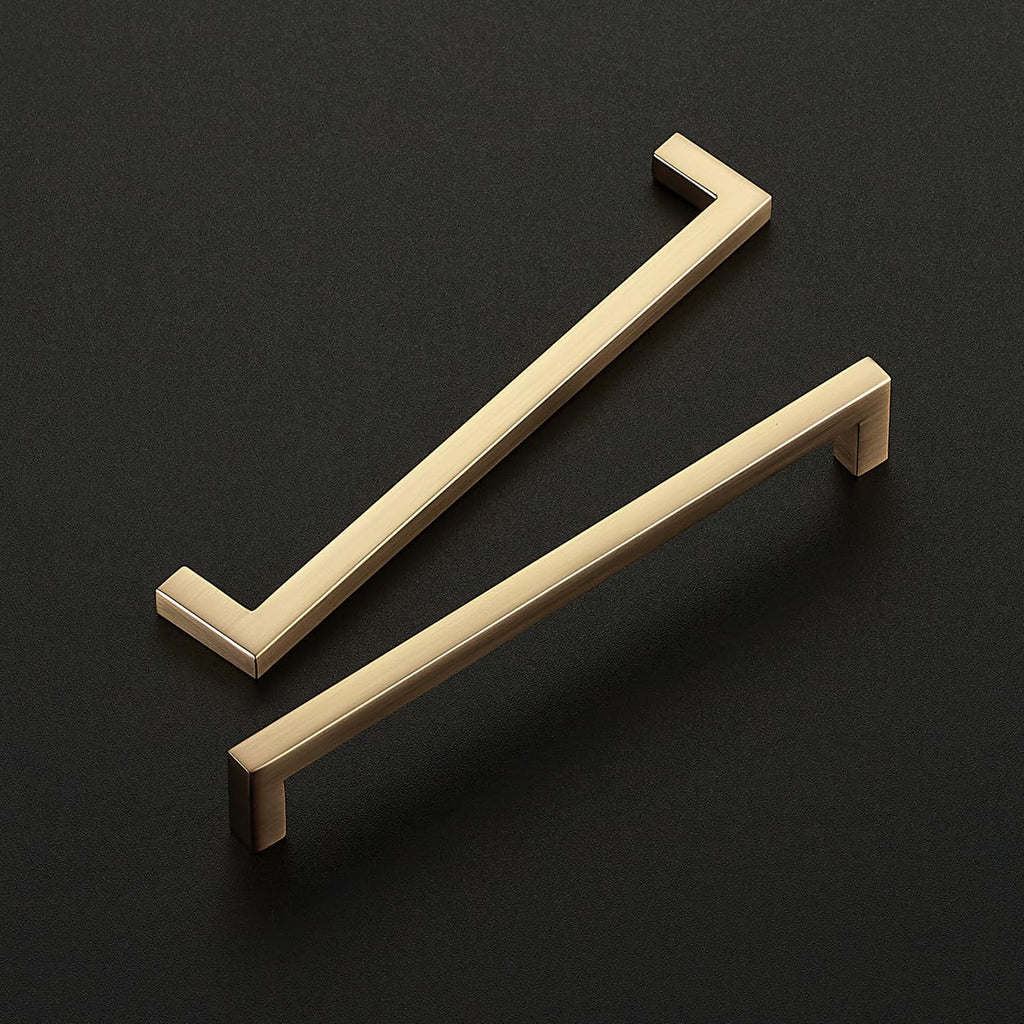 Champagne Bronze Cabinet Handles Drawer Pulls 6-1/4 Inch CC 15 Pack