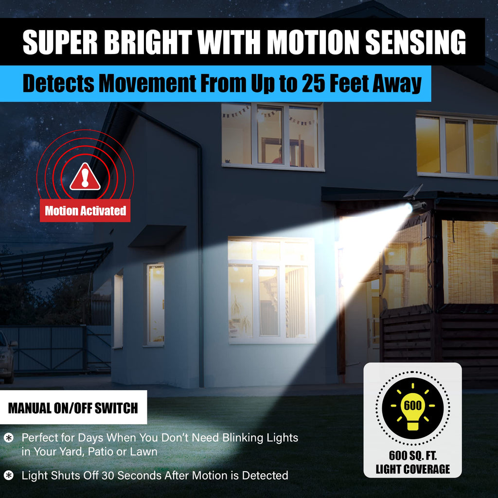 Bionic Spotlight Motion Solar Spot Lights Outdoor Waterproof, Landscape Lights, Outdoor Solar Yard Lights Weather