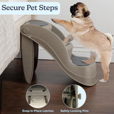Pet Stairs - Durable Dog Stairs for Small Dogs with 3-Step Design and Safety Locking Pins
