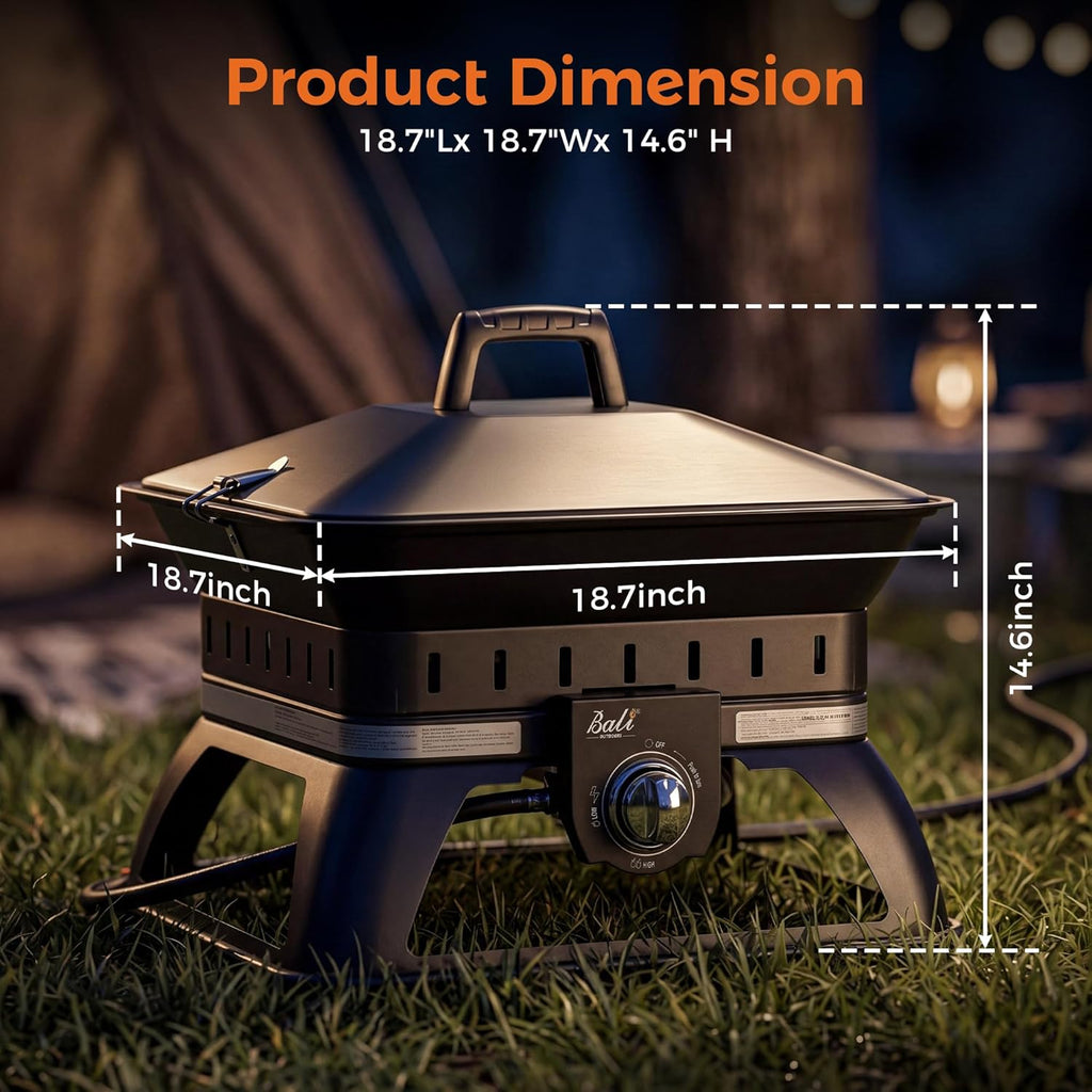 Propane Fire Pit Perfect for Camping Outdoor Fire Pit for Portable Firepits for Outside Outdoor Patio