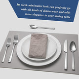 40-Piece Silverware Set Service for 8, Premium Stainless Steel Cutlery Set