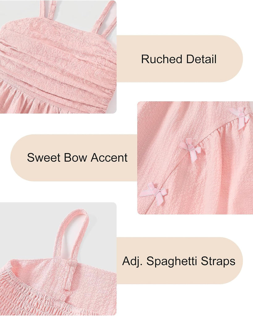 Summer Dress Sleeveless Cami Dresses for Girls