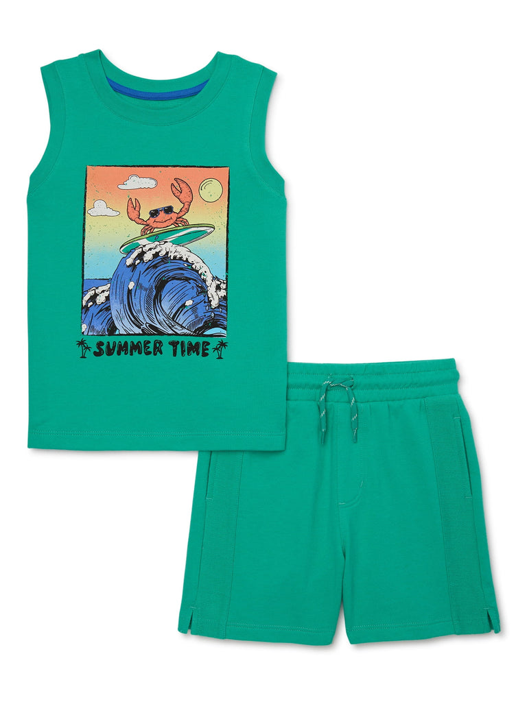 Toddler Boys Tank Top and Shorts Set, 2-Piece