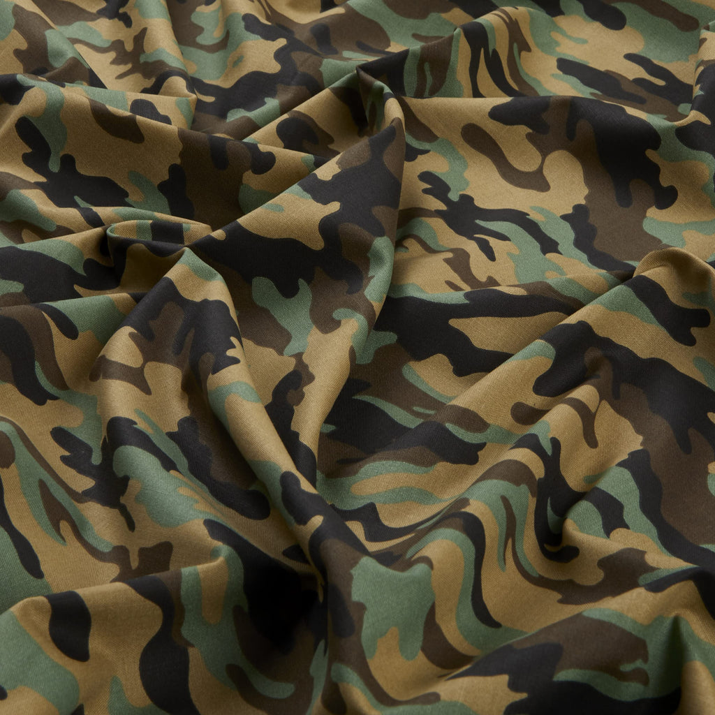 Cotton Camo Army, Fabric by the Yard