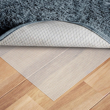 Silicone Non-Slip Rug Pad, Anti Skid Thin Area Rug Pad Gripper, Under Carpet Rug Mats for Hardwood Surface Floors