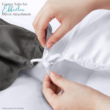 Comforter Duvet Insert, Quilted Comforter with Corner Tabs, Box Stitched Down Alternative Comforters Queen (White)