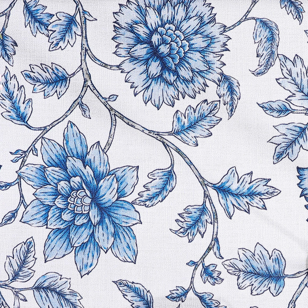 Designer French Round Reusable Tablecloth, Diameter 67"