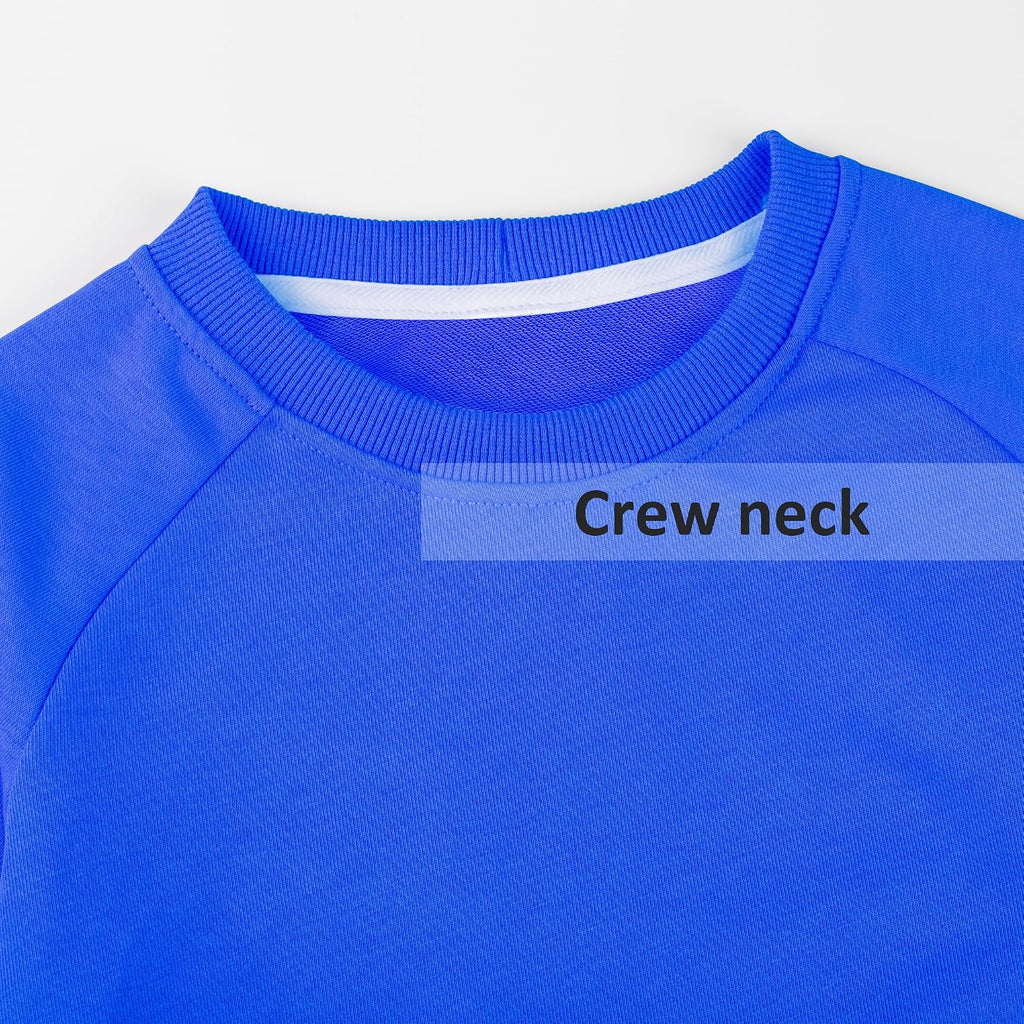Boys Crewneck Sweatshirt, Cotton Long Sleeve Pullover