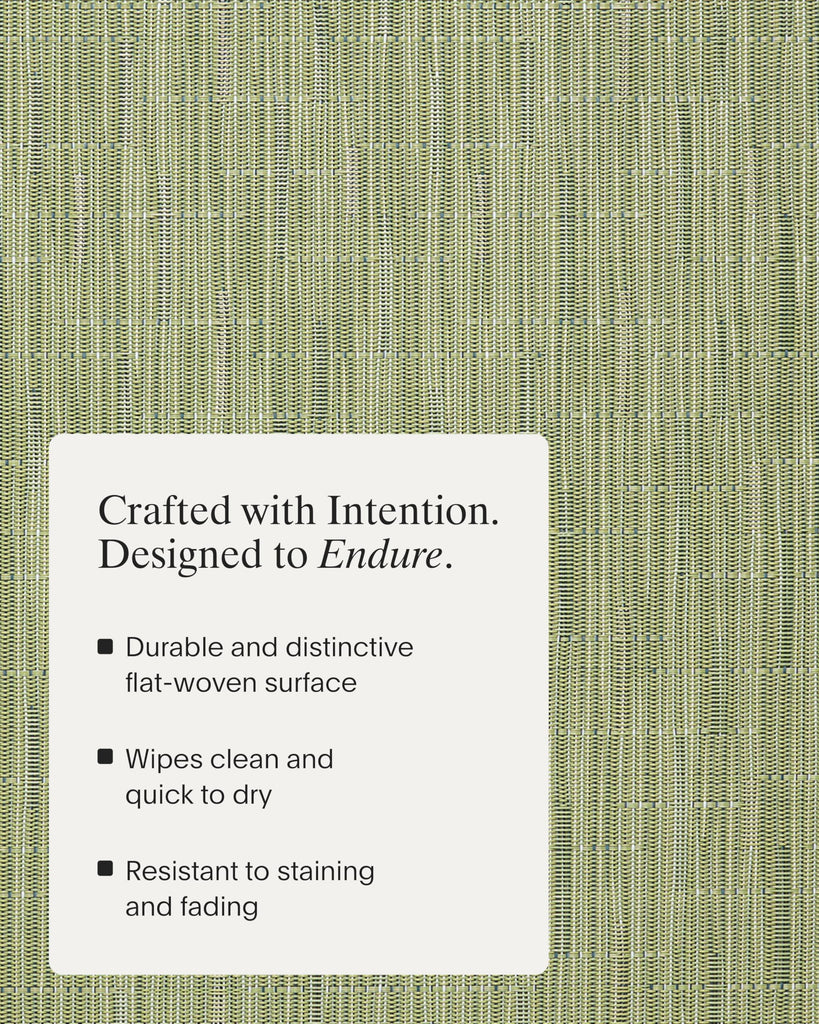 Bamboo Placemats Set of 4, Round Woven Placemats
