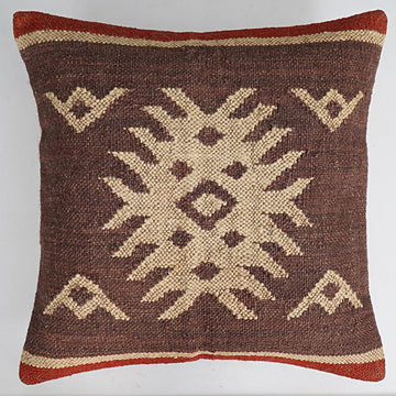 Indian Vintage Kilim Square Pillow Cover 18X18 Inche Pillows Boho Ethnic Cushion Cover, Oriental Decorative Handmade