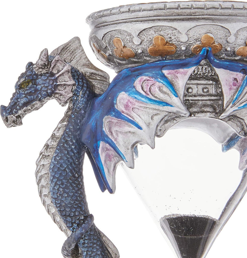 WU70646 Death's Door Dragon Gothic Decor Statue Hourglass Sand Timer, 6 Inch, Single