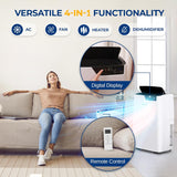 14000 BTU Portable Air Conditioner 4-in-1 with Heating