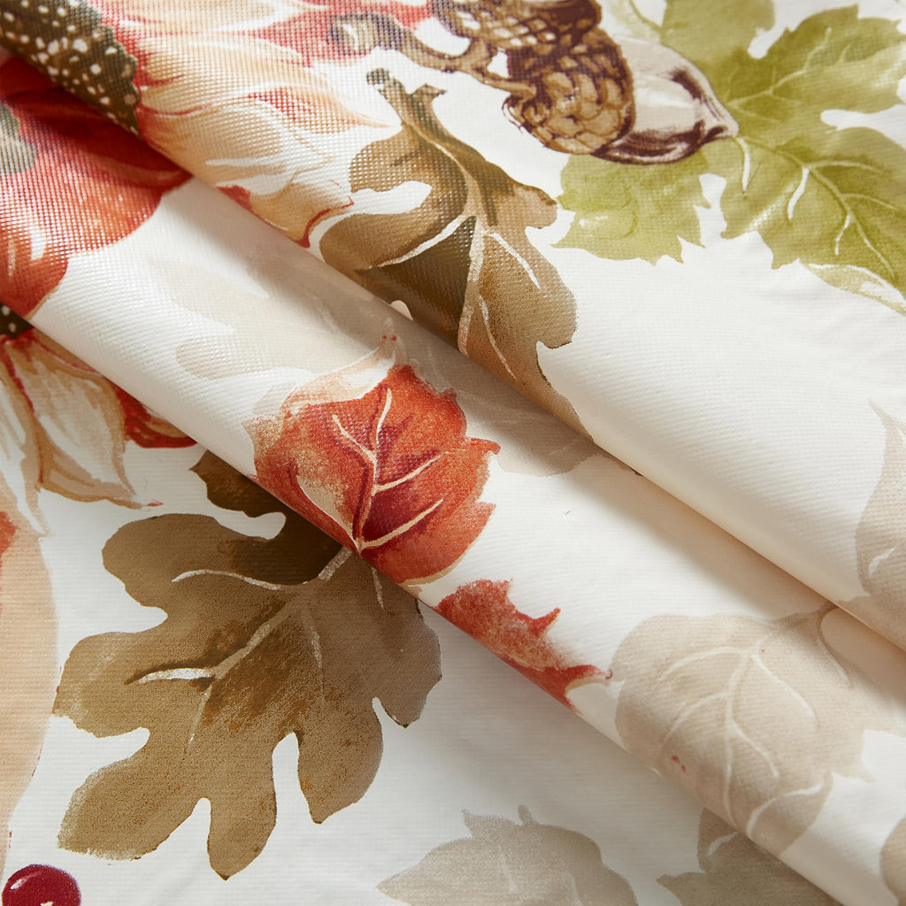 Bountiful Fall Harvest 52 x 70 Inch Rectangle Vinyl Tablecloth