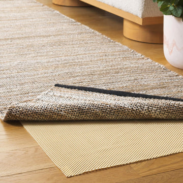 Non Slip Anti Skid Grippy Stay in place Rug Pad Under Carpet, Stable on all Hard Floors (14' Runner)