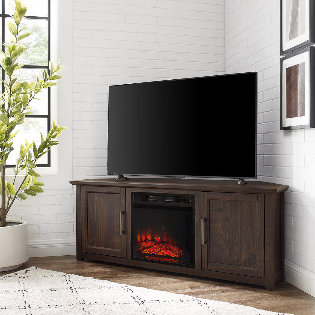 Camden Corner Fireplace TV Stand Fits 65"+ TVs