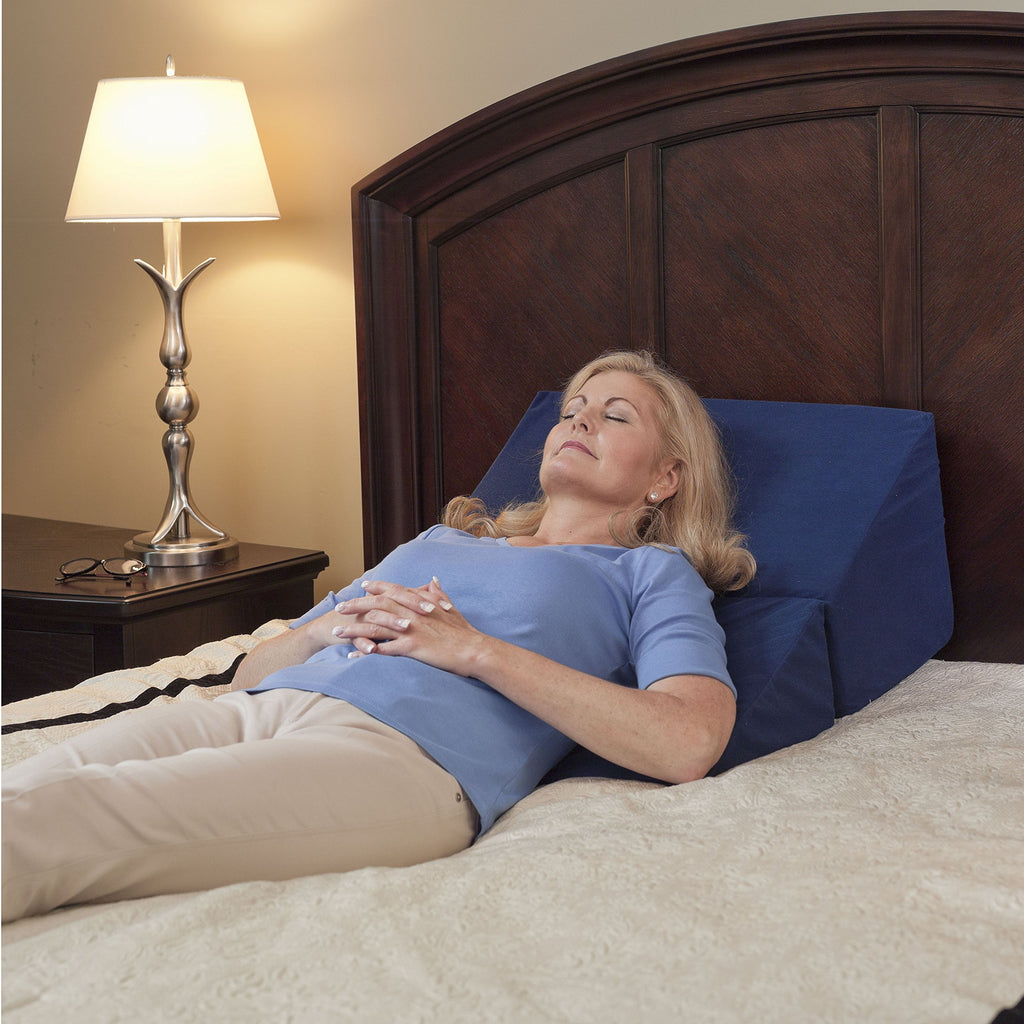 Folding Bed Wedge, 12 Inch, Blue, Pack of 1