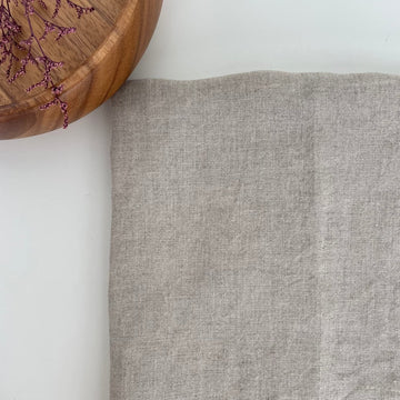 Natural Light Lightweight High Twisted Linen Fabric | Versatile & Durable Material for Stylish Creations - Ideal for