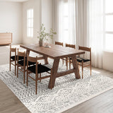 9x12 Area Rug, Super Soft Ultra-Thin Moroccan Washable Rug, Anti-Slip Backing Area Rugs 9x12 Living 