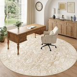 Washable Round Rug 8ft