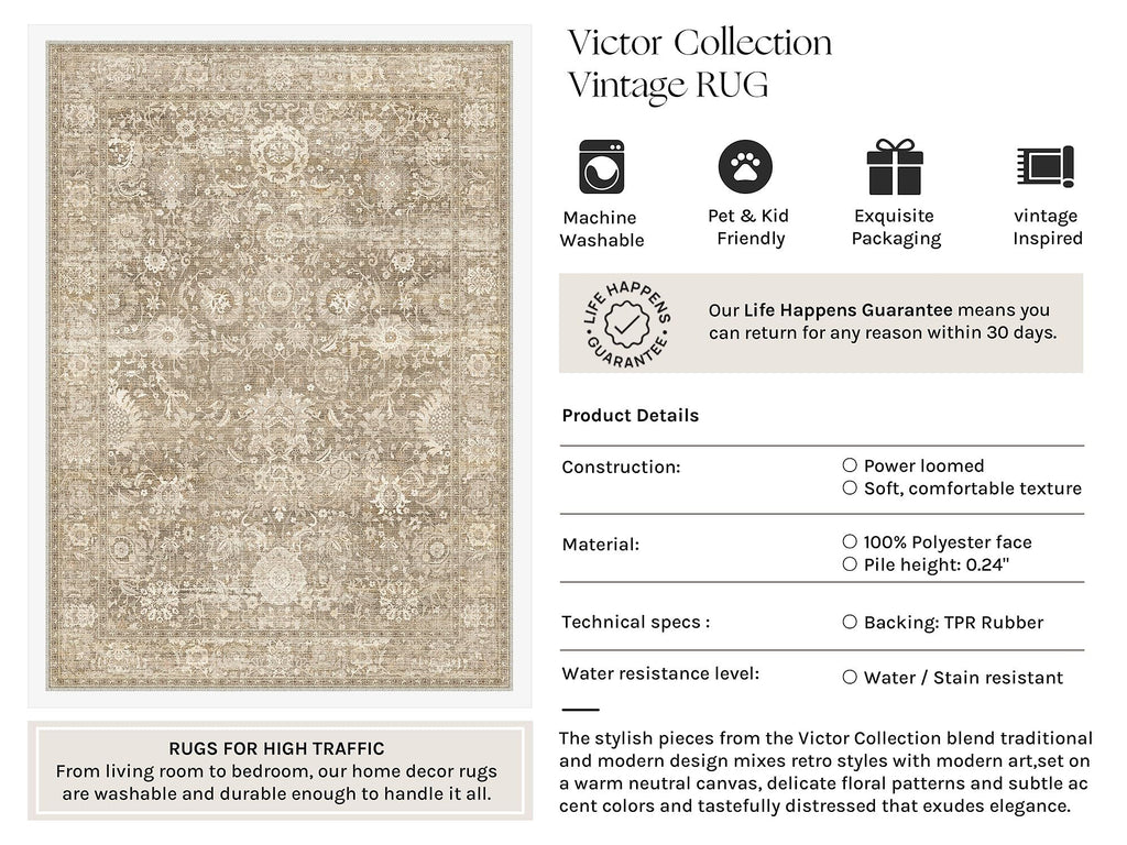 Hallway Runner Rugs 2x8 Beige Vintage Rug