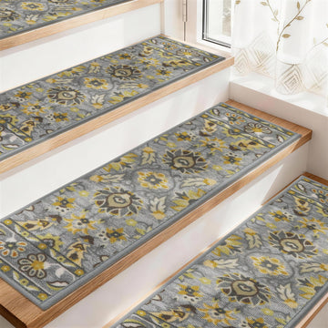 Stair Treads for Wooden Steps Non Slip Washable 8" X 30" 15pcs