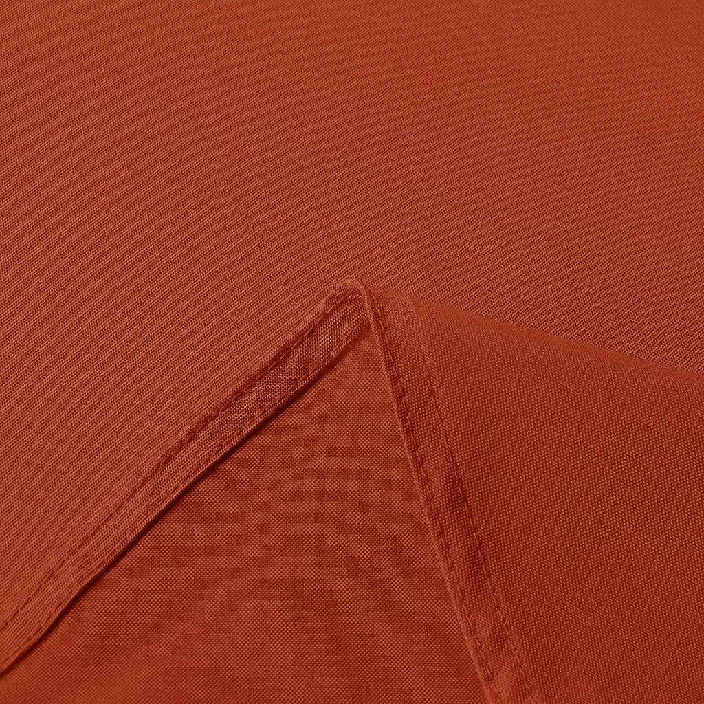 6 Pack Fall Thanksgiving Tablecloth 60x102 Inch Rust Burnt Orange