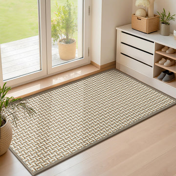 Door Mat Indoor Entrance 24"x47", Absorbent Indoor Door Mat Large, Non Slip Rubber Backing Inside Door Mats, Washable