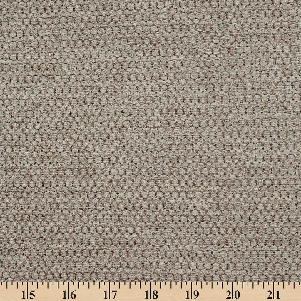 Textured Chenille Jacquard Upholstery Heavy Duty Polyester 58" Fabric by The Yard (Tan, 1 Yard)