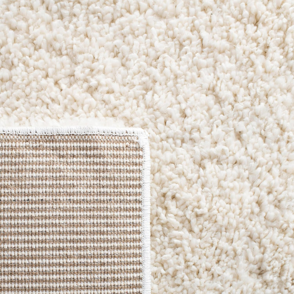 August Shag X-Large Area Rug - 12' x 15', Ivory, Solid Design, Non-Shedding & Easy Care, 1.2-inch Thick