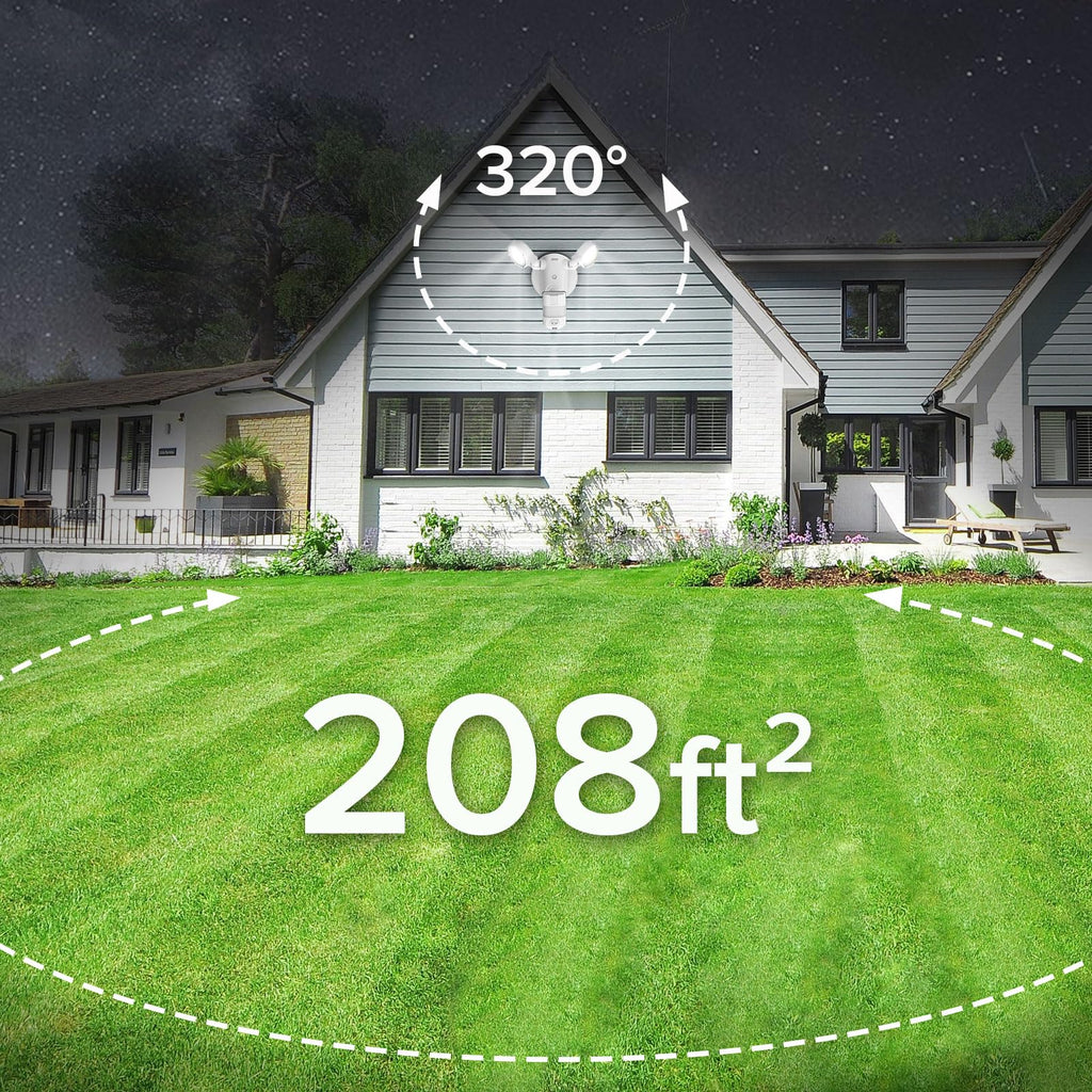Upgraded 25W Motion Sensor Outdoor Lights, Security Light