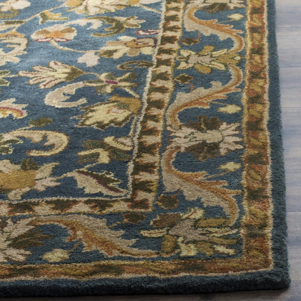 Antiquity 9' x 12' Blue/Gold Handmade Traditional Oriental Premium Wool Area Rug