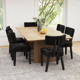 Mid Century Modern Dining Chairs,Velvet Farmhouse Upholstered Kitchen Chairs