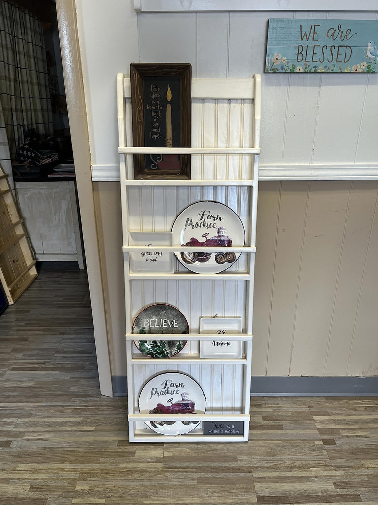 Wall Hanging Plate Rack or Bookshelf