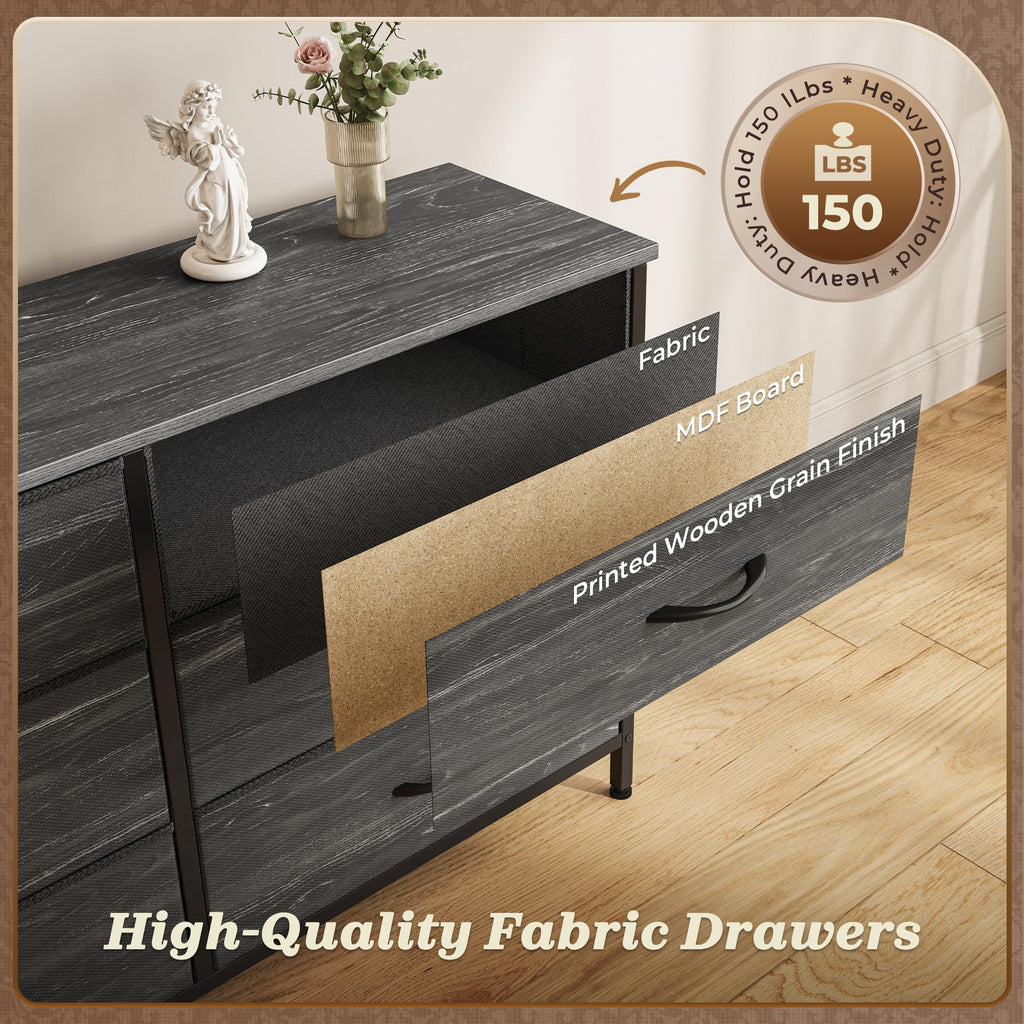 70 Inch Long Dresser, TV Stand for 65, 75, 80 Inch TV