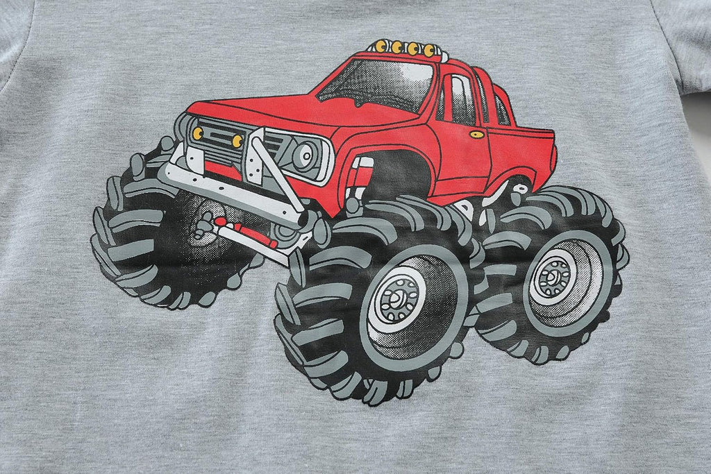 Hand Toddler Boys Pajamas Monster Truck Pjs Kids Dinosaur Short Sets Summer Sleepwear for Boy Jammies