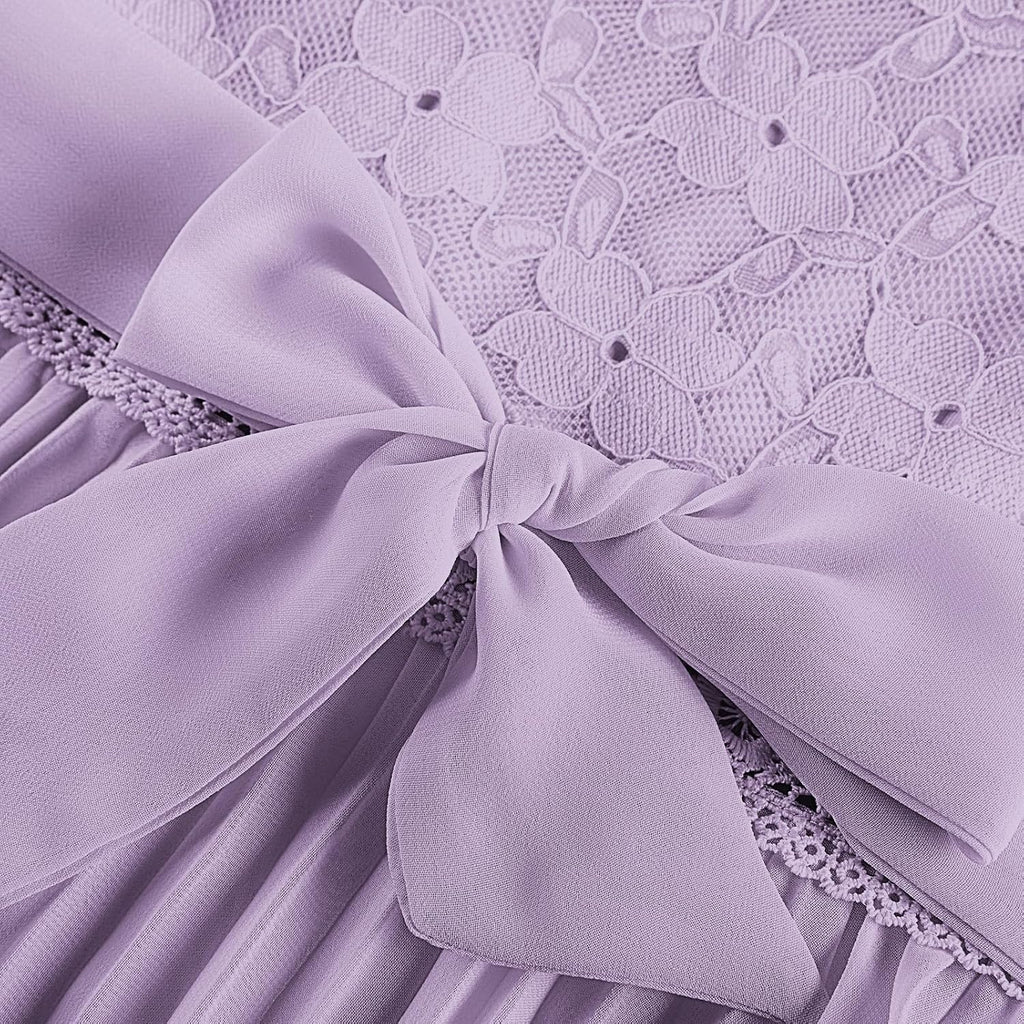 Flower Girl Dress Lace Bridesmaid Wedding Guest Formal Dresses