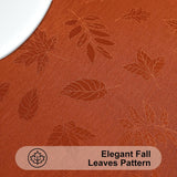 Rectangle Tablecloth, 60x84 Inch Waterproof Damask Table Cloth, Leaves Patterns Fabric Jacquard Tabl
