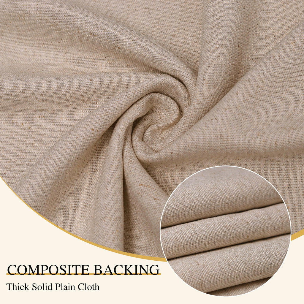 Linen Fabric | Natural Linen Cloth | Embroidery, Sewing | Soft, Breathable | 59" Wide | 30% Linen, 70% Viscose
