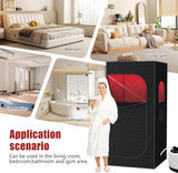 Nirvix Sauna Box, Portable Steam Sauna for Home with 1000W 3L Steamer, 9-Level Temperature Control & Remote