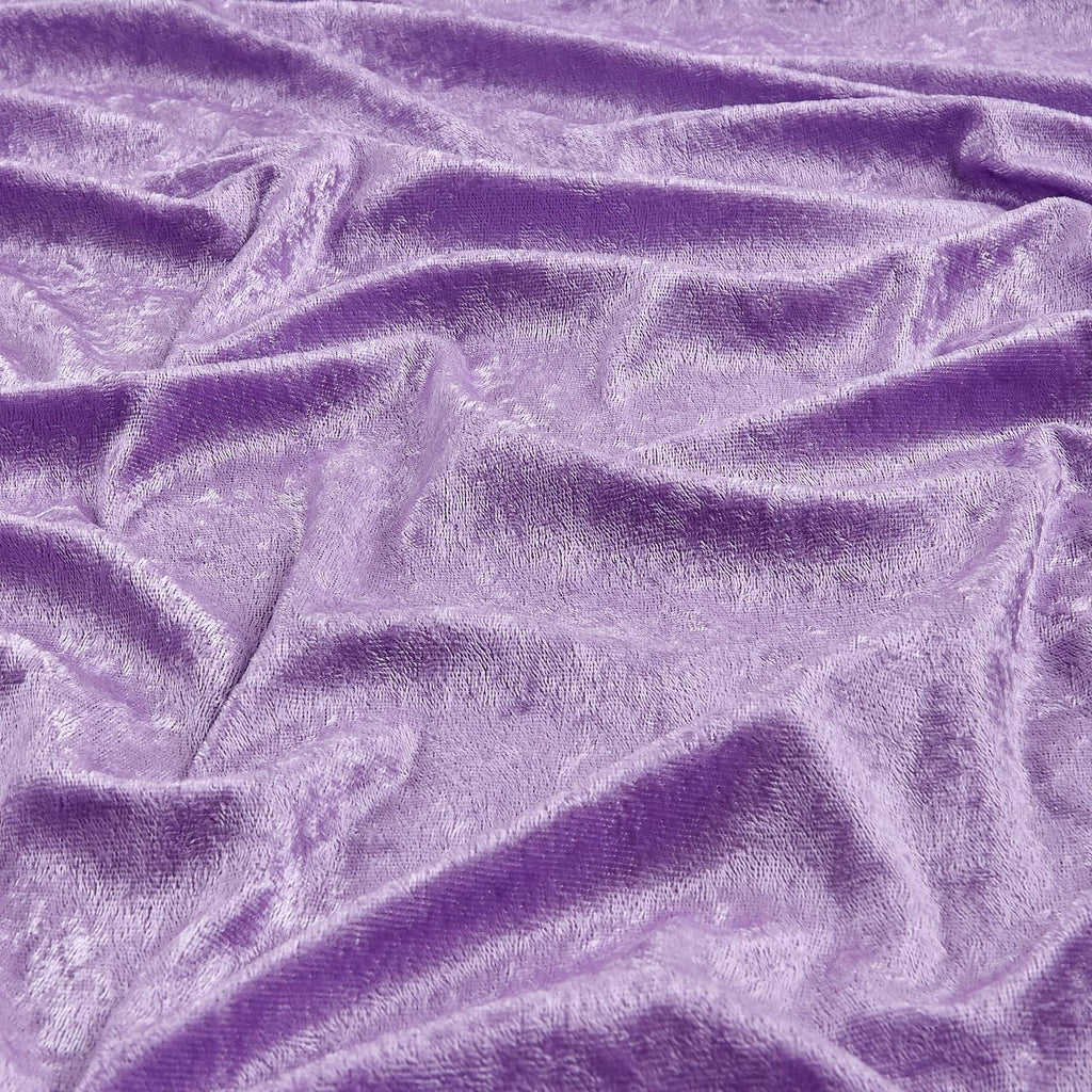 Panne Velvet Velour Lilac, Fabric by the Yard