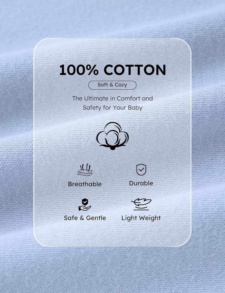 Baby Pajamas 100% Organic Cotton Sleepers Boy Girl Clothes