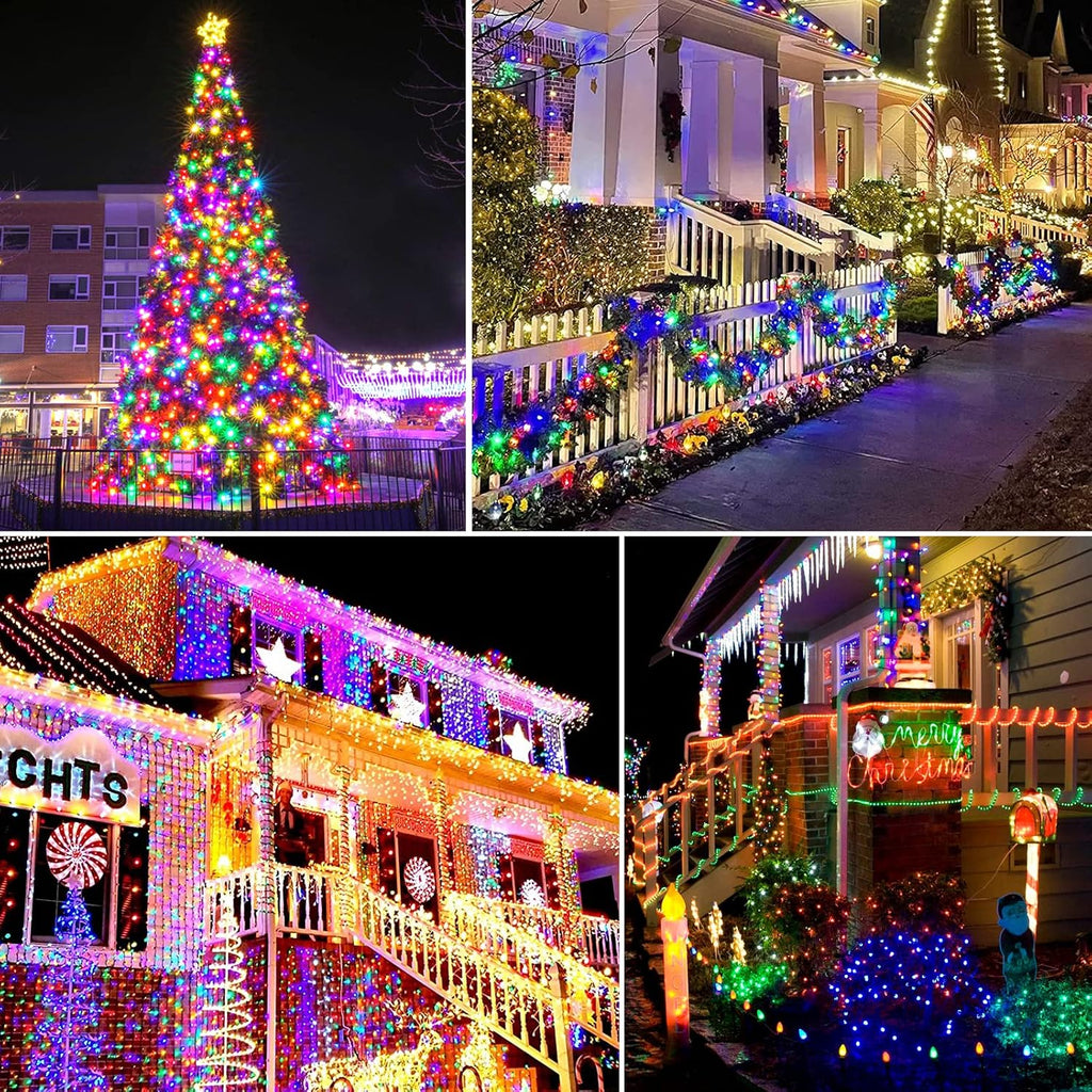 1000 LED 328FT 8Modes Christmas String Lights Christmas Tree Lights
