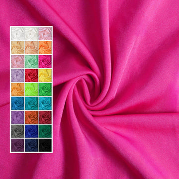 59" Width Nylon Spandex Fabric, 80% Nylon & 20% Spandex, Swimwear, Activewear Fabric 4-Way Stretch, for Sports, Yoga
